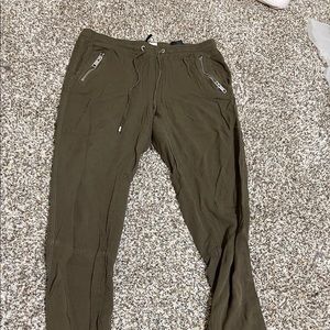 Green Joggers with Pockets